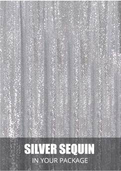 Silver Sequin Background